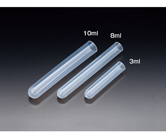 サンプラテック エコノプラスチック試験管 (リムなし) 10mL φ16×100 (500本) 28191 1組 (ご注文単位1組) 【直送品】