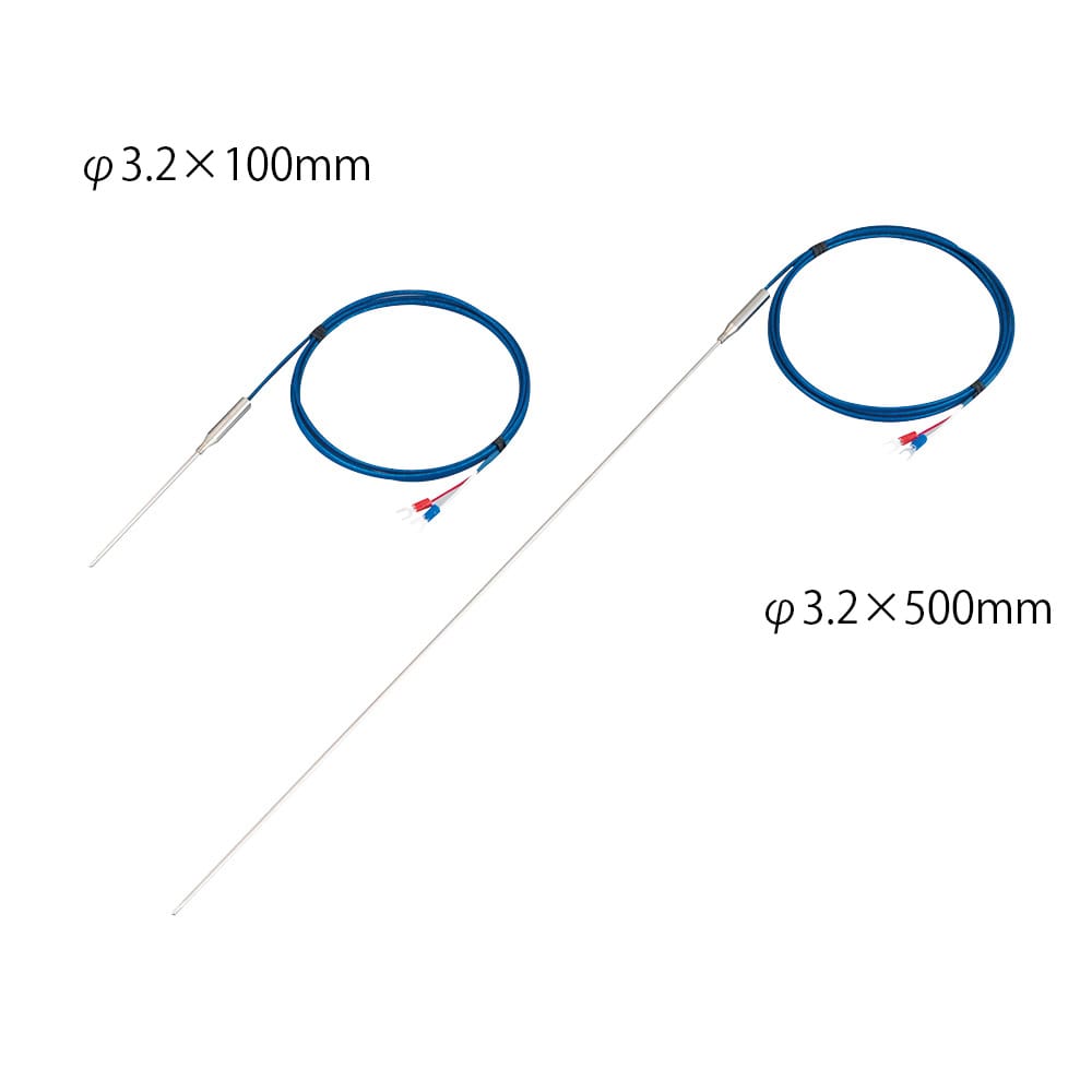 アズワン K熱電対 インコネルタイプ M4Y端子 Φ3.2×500mmKTIN-3250 1個 (ご注文単位1個) 【直送品】