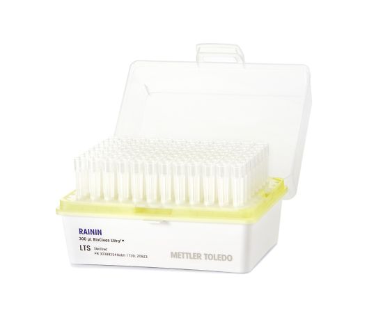 メトラー・トレド レイニン 低吸着LTSチップ (リムーバブルカバーラック入) ローリテンションチップ RT LTS 300L FL 768A/8 1個 (96本×8ラック入) 30389162 1個 (ご注文単位1個) 【直送品】