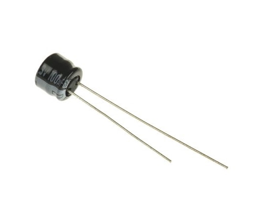パナソニック コンデンサ 100μF 6.3V dc 1袋 (5個入) ECEA0JKS101 1袋 (ご注文単位1袋) 【直送品】
