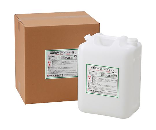 高杉製薬 食品添加物除菌用アルコール 10L 75-N PK10L 1箱※軽 (ご注文単位1箱)【直送品】