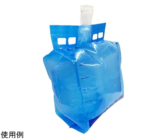 グリーンテック 防災用水のう袋 逆流防止 スタンドタイプ 25L 5枚入 1袋(ご注文単位1袋)【直送品】