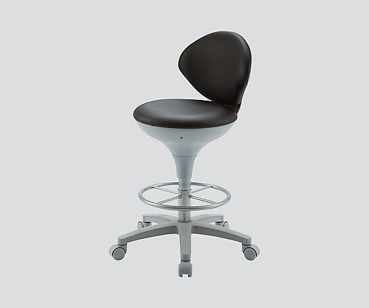 東洋工芸 スツール ブラック 背付き WS026-VBK 1脚（ご注文単位1脚）【直送品】