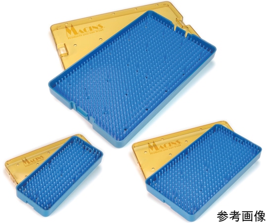 日本フリッツメディコ 耐熱プラマイクロケース 254×152×19mm MT900-05 1個（ご注文単位1個）【直送品】