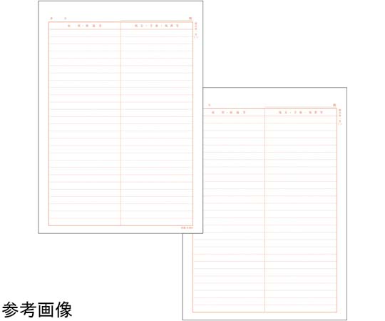 金鵄製作所 カルテ2号 B5 70kg 社保 会計なし k-003 500枚入 41021-301 1箱（ご注文単位1箱）【直送品】
