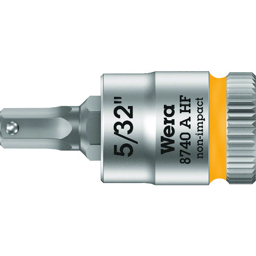 トラスコ中山 Wera 8740A HFソケット Hex-Plus SW5/32(ご注文単位1個)【直送品】