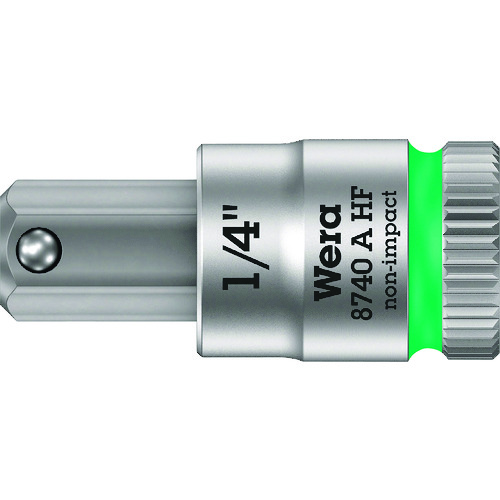 トラスコ中山 Wera 8740A HFソケット Hex-Plus SW1/4(ご注文単位1個)【直送品】