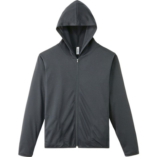 トラスコ中山 glimmer ドライジップパーカーー00338-AMZ-ダークグレー-S(ご注文単位1枚)【直送品】
