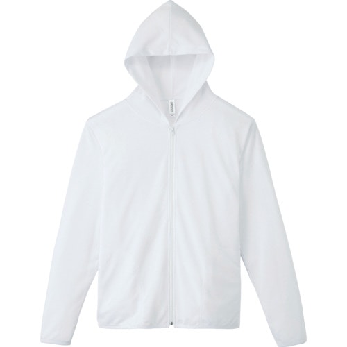 トラスコ中山 glimmer ドライジップパーカーー00338-AMZ-ホワイト-L(ご注文単位1枚)【直送品】