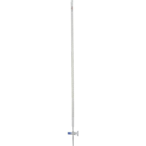 トラスコ中山 SIBATA ビュレット スーパーグレード 白 ガラスコック付 50ml(ご注文単位1本)【直送品】