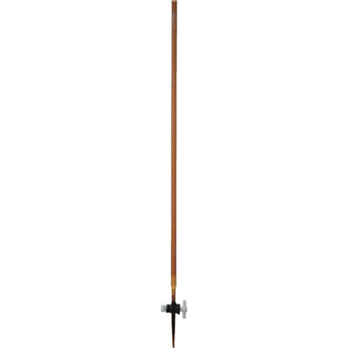 トラスコ中山 SIBATA ビュレット スーパーグレード 茶褐色 PTFEコック付 25ml(ご注文単位1本)【直送品】