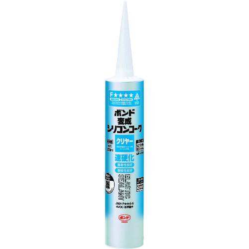 トラスコ中山 コニシ 変成シリコンコーク クリアー 333ml #05558(ご注文単位1本)【直送品】