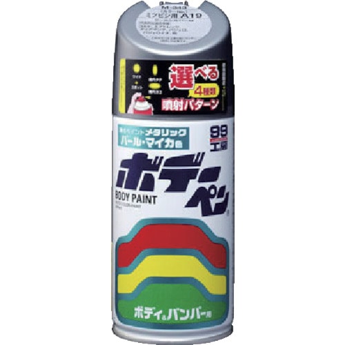 トラスコ中山 ソフト99 ボデーペン(メタリック・マイカ) D-911 灰(ご注文単位1本)【直送品】