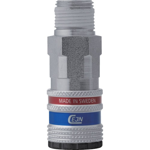 トラスコ中山 セイン シリーズ300 eSafe カップリング オネジ R1/2(ご注文単位1個)【直送品】