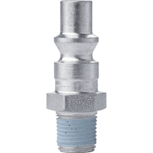 トラスコ中山 セイン シリーズ300 ニップル オネジ NPT1/8(ご注文単位1個)【直送品】