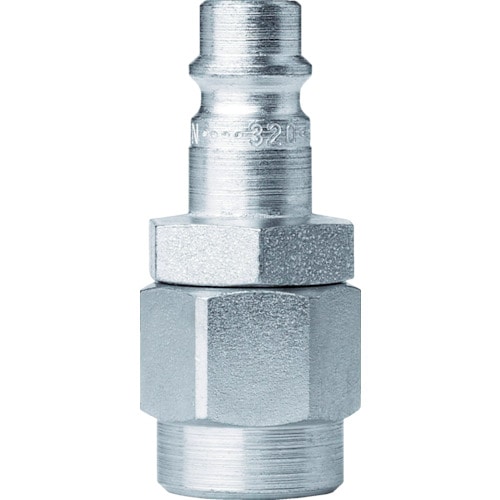 トラスコ中山 セイン シリーズ320 ニップル ウレタンホース接続6.5×10.0mm(ご注文単位1個)【直送品】