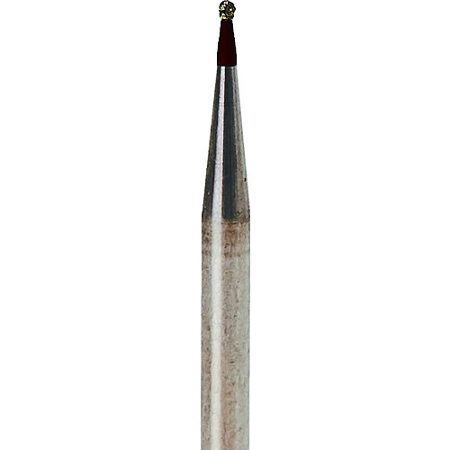 トラスコ中山 ナカニシ 電着ダイヤモンドバー(5本入)粒度320 球 刃径0.6mm刃長0.6mm(ご注文単位1パック)【直送品】