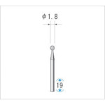 トラスコ中山 ナカニシ 電着ダイヤモンドバー (1Pk(袋)=5本入) 刃径1.8mm 475-8676(ご注文単位1パック)【直送品】