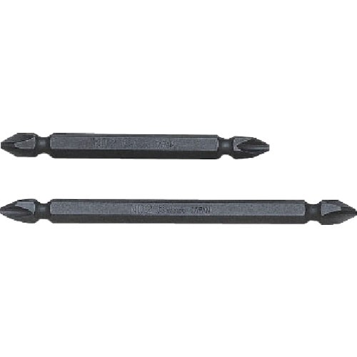 トラスコ中山 コーケン 1/4H両頭プラスビット 対辺No.2(ご注文単位1個)【直送品】