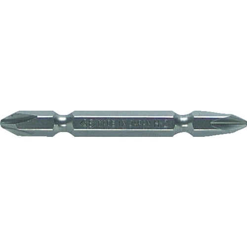 トラスコ中山 サンフラッグ ブロンズ両頭ビット2本組#2X85mm(ご注文単位1パック)【直送品】