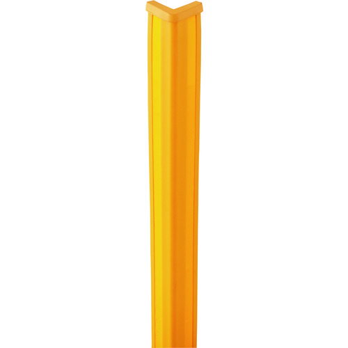 トラスコ中山 緑十字 コーナー用ガードパッド 黄 反射タイプ GPL-3M 50×50×1000mm 塩ビ(ご注文単位1本)【直送品】