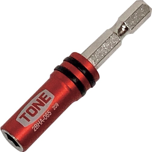 トラスコ中山 TONE 電動ドリル用ビットホルダー 差込角6.35mm 全長65mm(ご注文単位1個)【直送品】