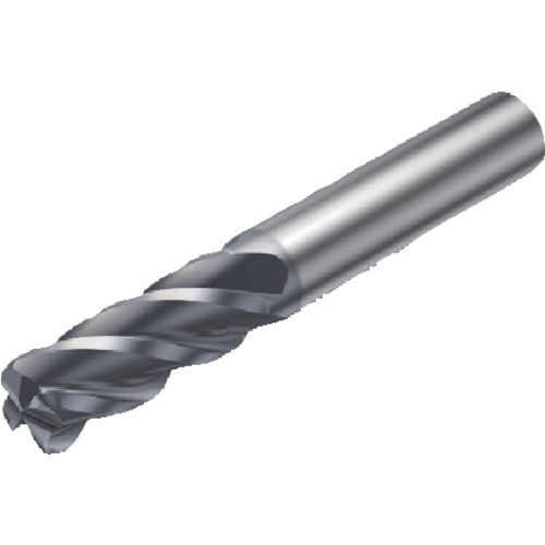 トラスコ中山 サンドビック フライス加工用超硬エンドミル コロミルプルーラ(730) 刃径4mm 刃長9mm 全長57mm シャンク径6mm 1730(ご注文単位1本)【直送品】