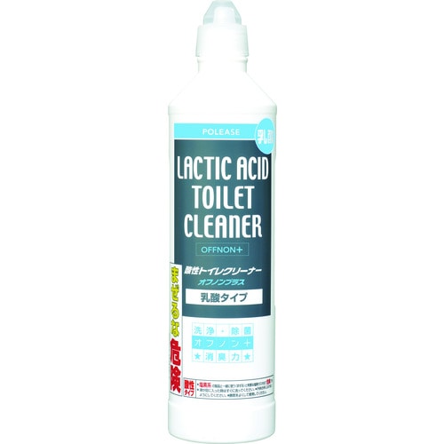 トラスコ中山 ユシロ トイレ用洗剤・除菌剤 酸性トイレクリーナーオフノンプラス 容量800ml(ご注文単位1本)【直送品】