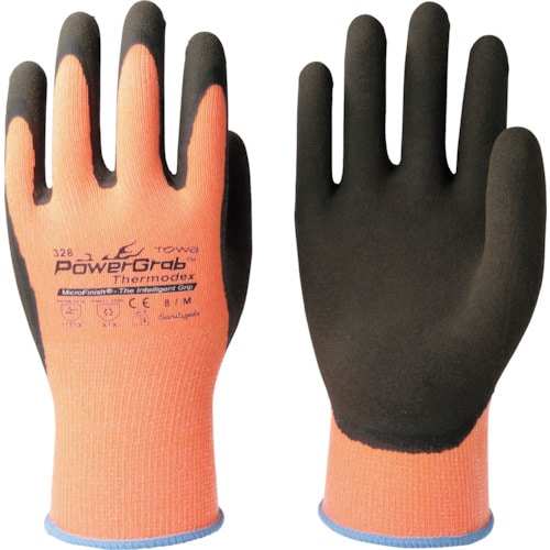 トラスコ中山 トワロン 防寒手袋 PowerGrab Thermodex M(ご注文単位1組)【直送品】