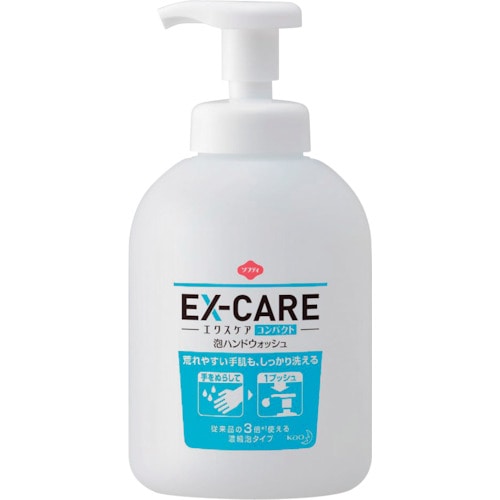 トラスコ中山 Kao 業務用ソフティEX‐CAREコンパクト泡ハンドウォッシュ(ご注文単位1個)【直送品】