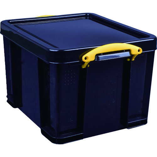 トラスコ中山 RUP コンテナ Really Useful Box 35L ブラック(ご注文単位1個)【直送品】