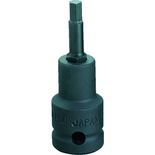 トラスコ中山 TONE インパクト用ヘキサゴンソケット(強力タイプ) 対辺寸法4mm 全長48mm(ご注文単位1個)【直送品】