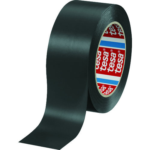 トラスコ中山 tesa ラインテープ テサ4169PV93 黒 50mmx33m(ご注文単位1巻)【直送品】