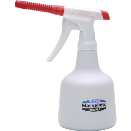 トラスコ中山 フルプラ ダイヤスプレー マーベラス8cmストレートノズル 500ml(レッド)(ご注文単位1個)【直送品】