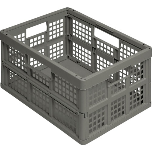 トラスコ中山 RUP 折りたたみメッシュコンテナ 45L つや消しOD(ご注文単位1個)【直送品】