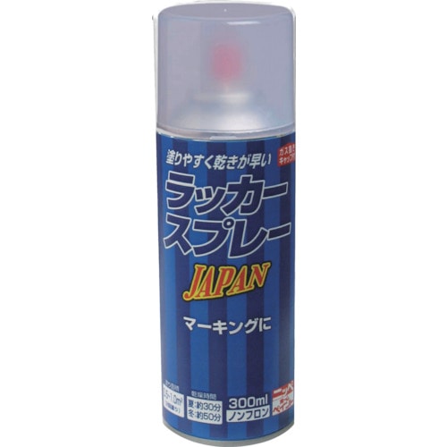 トラスコ中山 ニッぺ ラッカースプレー JAPAN 300ml 透明クリヤー 221T004-300(ご注文単位1本)【直送品】