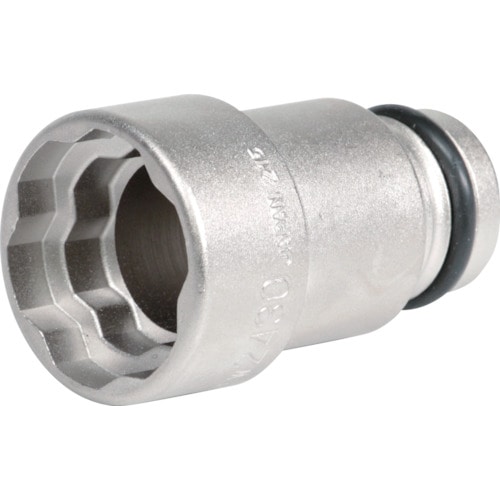 トラスコ中山 TONE インパクト用ダブルクイックフィットソケット 対辺寸法17、21mm 差込角12.7mm（ご注文単位1個）【直送品】