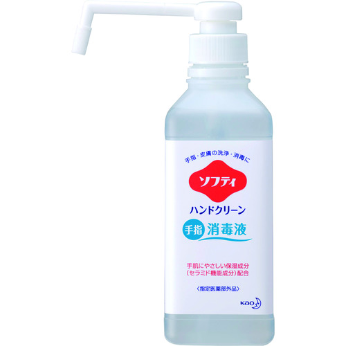 トラスコ中山 Kao 業務用ソフティ ハンドクリーン手指消毒液 500ml(ご注文単位1個)【直送品】