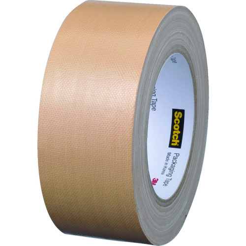 トラスコ中山 3M スコッチ 布梱包用テープ 重量物用 50mmX25m（ご注文単位1巻）【直送品】