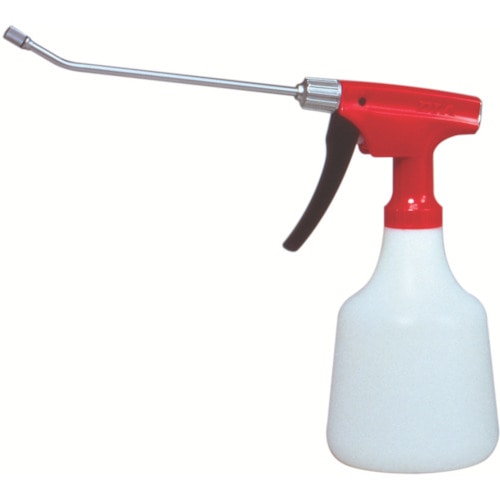 トラスコ中山 フルプラ スプレー容器 ダイヤスプレーロングピストル レッド 500ml(ご注文単位1個)【直送品】