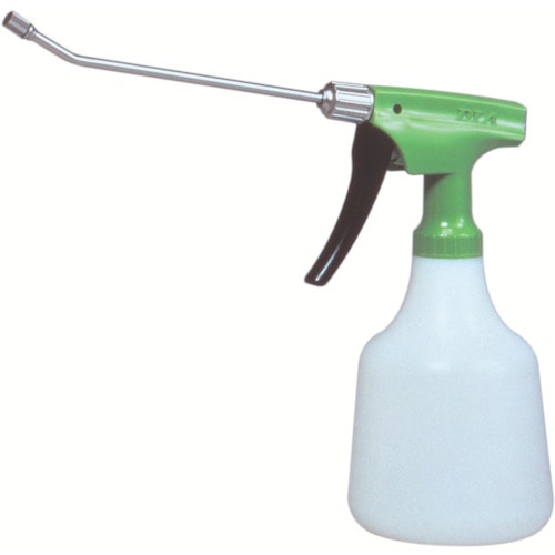 トラスコ中山 フルプラ スプレー容器 ダイヤスプレーロングピストル グリーン 500ml(ご注文単位1個)【直送品】