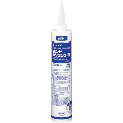 トラスコ中山 コニシ シリコンコーク クリヤー 330ml #55378(ご注文単位1本)【直送品】