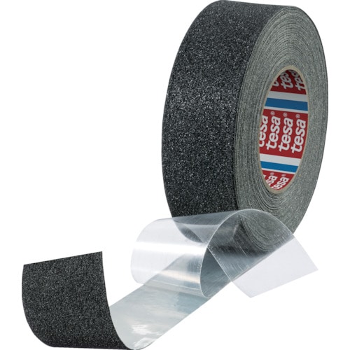 トラスコ中山 tesa アンチスリップテープ アルミ入り テサ60955 黒 50mmx18m(ご注文単位1巻)【直送品】