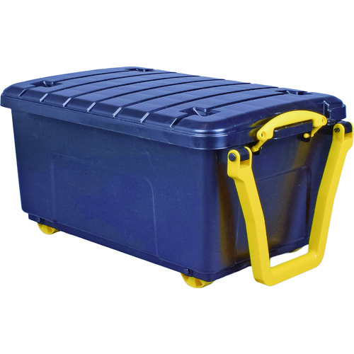 トラスコ中山 RUP 64L Really Useful Wheeled Trunk ブラック(ご注文単位1個)【直送品】