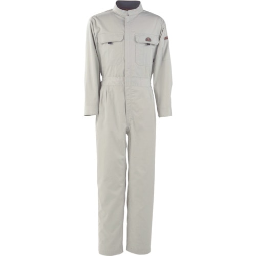 トラスコ中山 カジメイク T/C長袖つなぎ服 アイスホワイト M(ご注文単位1着)【直送品】