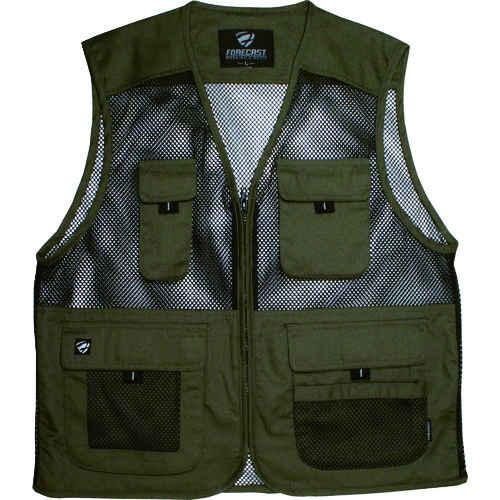 トラスコ中山 カジメイク メッシュベスト ダークグリーン M(ご注文単位1着)【直送品】