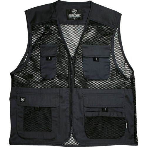 トラスコ中山 カジメイク メッシュベスト チャコールグレー M(ご注文単位1着)【直送品】