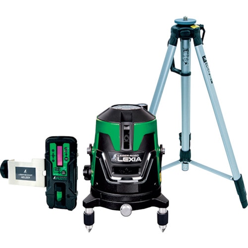トラスコ中山 シンワ レーザーロボ LEXIA 51 グリーン 受光器・三脚セット(ご注文単位1セット)【直送品】