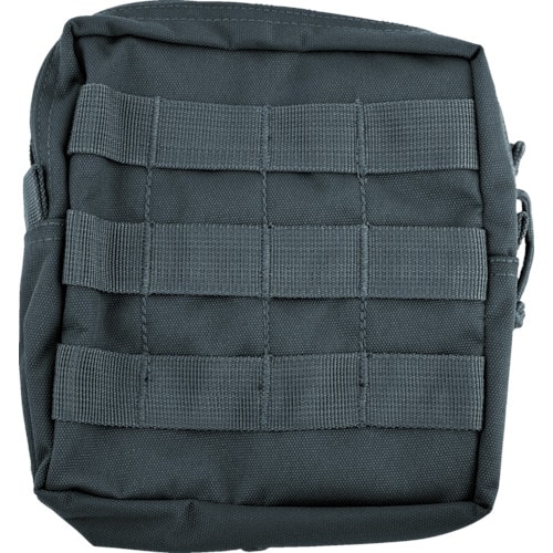 トラスコ中山 REDROCK ミディアム MOLLE ユーティリティーポーチ ブラック(ご注文単位1個)【直送品】