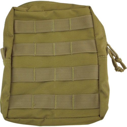 トラスコ中山 REDROCK ラージ MOLLE ユーティリティーポーチ コヨーテ(ご注文単位1個)【直送品】